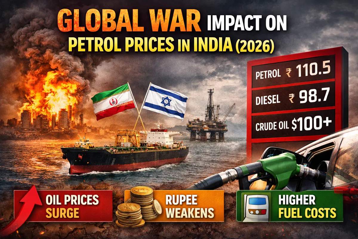 How Global War Is Affecting Petrol Prices in India (2026): Causes, Impact & What It Means for You