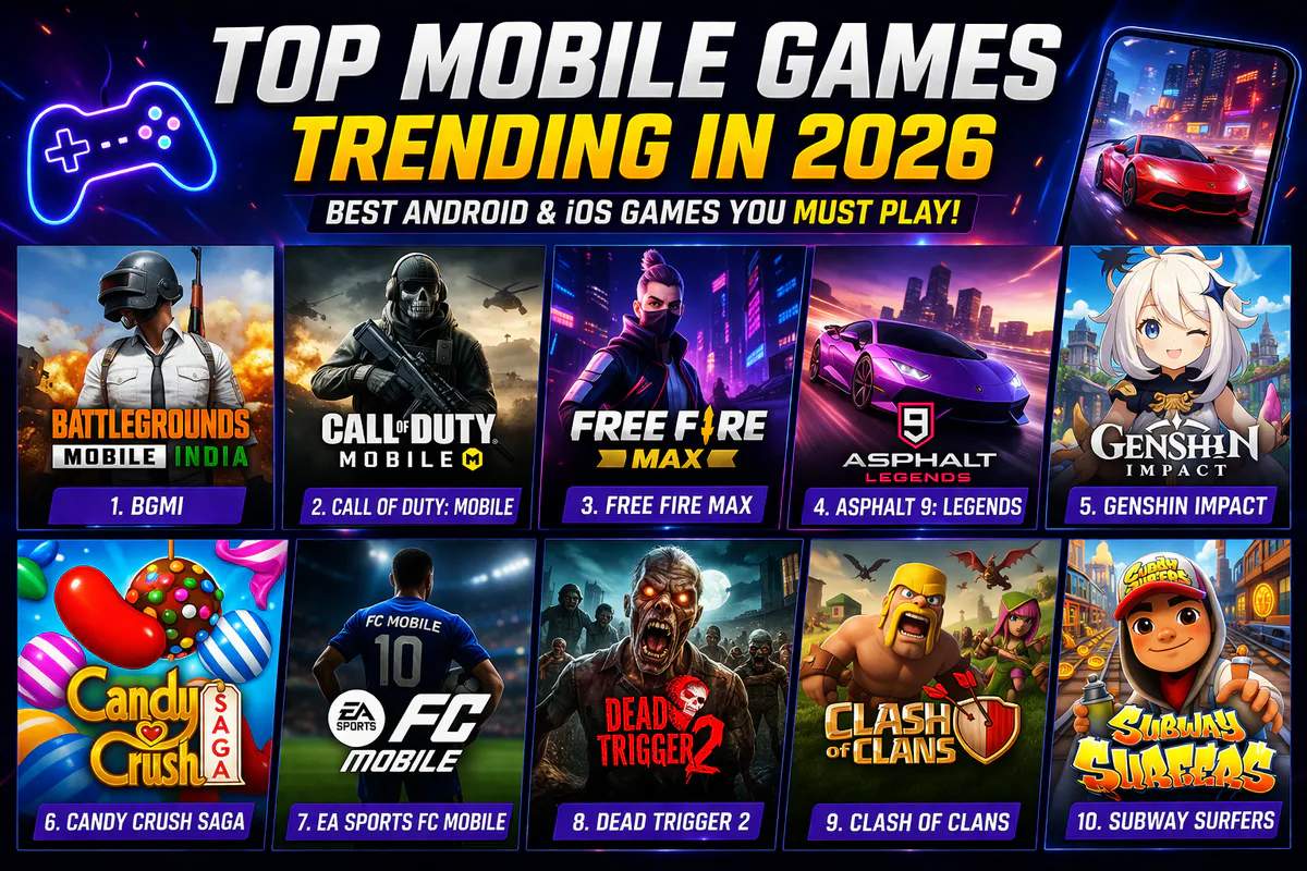 Top Mobile Games Trending in 2026 – Best Android & iOS Games You Must Play