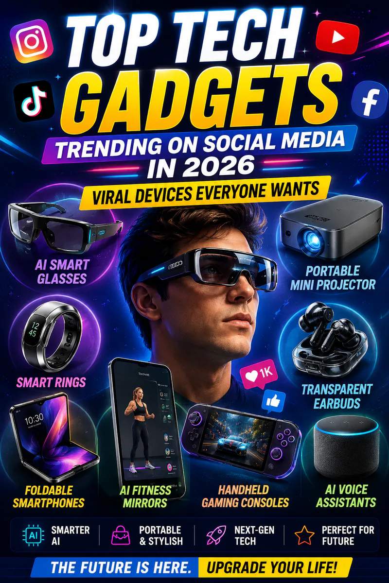 Top Tech Gadgets Trending on Social Media in 2026 – Viral Devices Everyone Wants