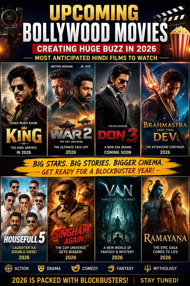 Upcoming Bollywood Movies Creating Huge Buzz in 2026 – Most Anticipated Hindi Films to Watch